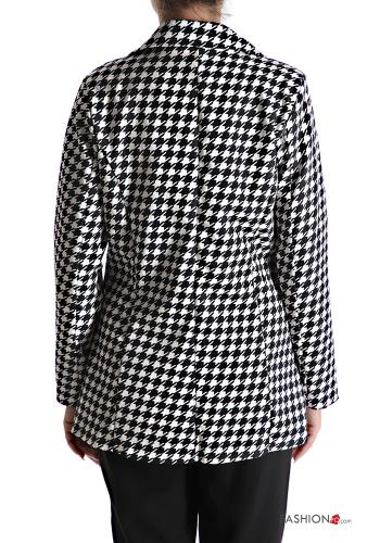Houndstooth Blazer with buttons - ph 2