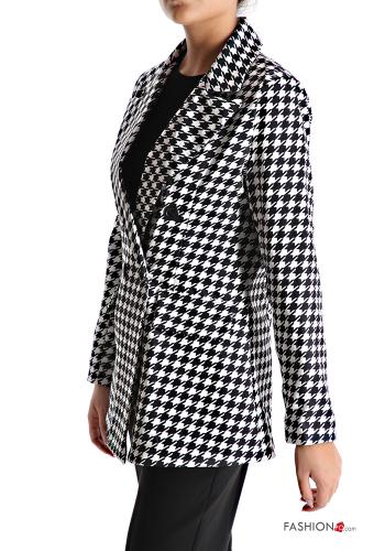 Houndstooth Blazer with buttons - ph 3