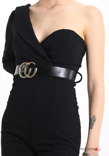 Jumpsuit with belt with flounces - ph 4