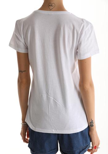 T-shirt de Algodón Patrones de escritura - ph 2