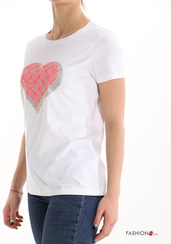 T-shirt in Cotone Fantasia stampata - ph 3
