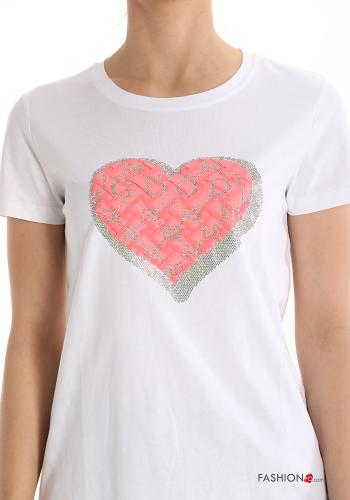 T-shirt in Cotone Fantasia stampata - ph 4