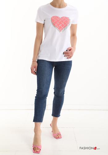 T-shirt in Cotone Fantasia stampata - ph 5