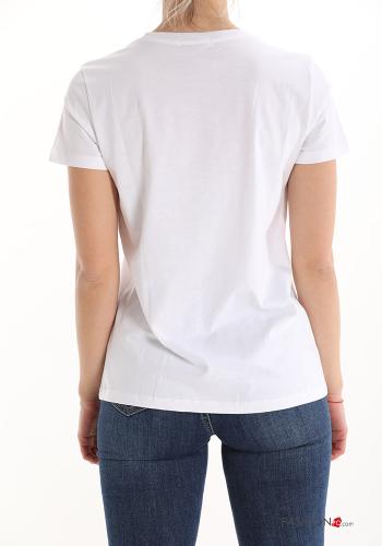 Lettering print Cotton T-shirt - ph 2