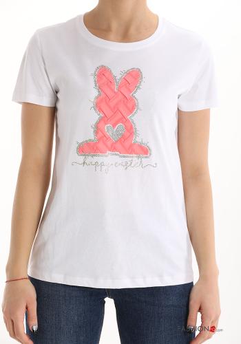 T-shirt in Cotone Fantasia stampata - ph 1