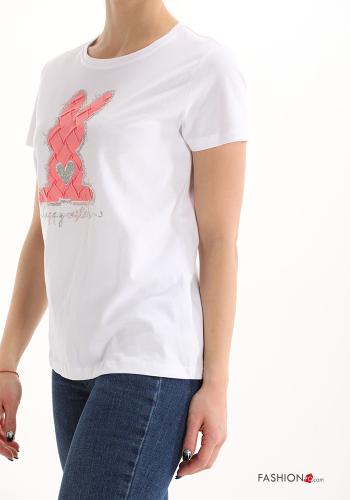 T-shirt in Cotone Fantasia stampata - ph 3