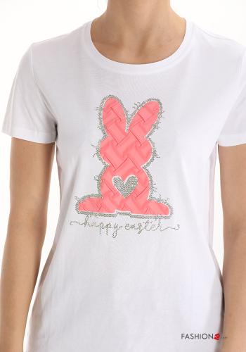 T-shirt in Cotone Fantasia stampata - ph 4