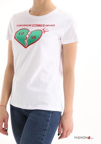 T-shirt in Cotone Fantasia stampata - ph 3