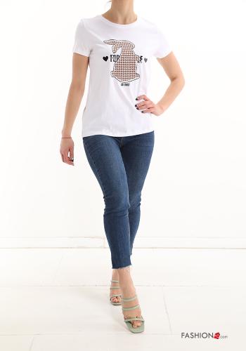 Patterned Cotton T-shirt - ph 5