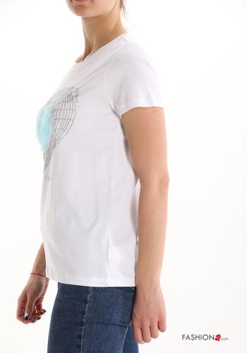 T-shirt in Cotone Fantasia stampata - ph 3