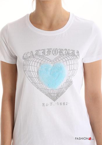 T-shirt in Cotone Fantasia stampata - ph 4