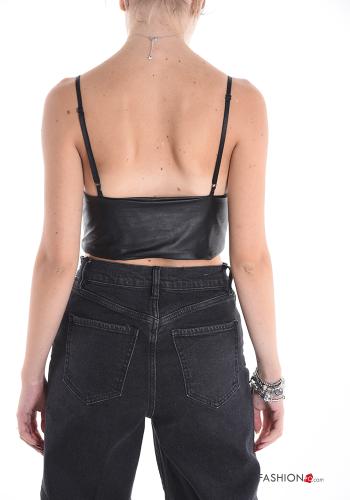Top ecopelle con coppe - ph 2