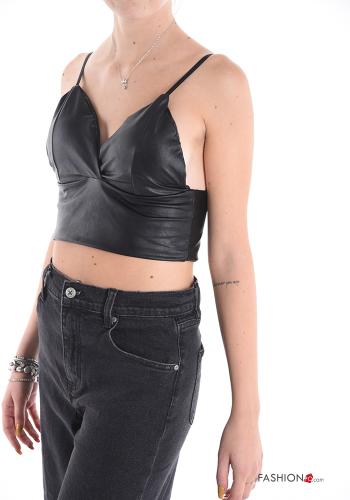 Top ecopelle con coppe - ph 3