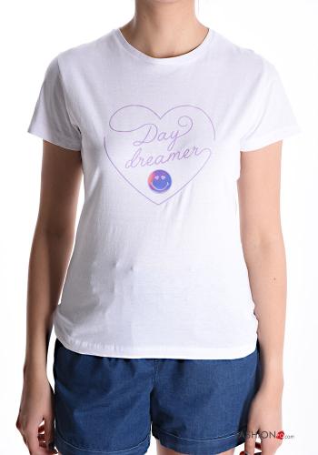 T-shirt in Cotone Fantasia stampata - ph 1