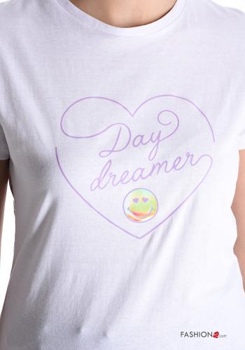 T-shirt in Cotone Fantasia stampata - ph 4