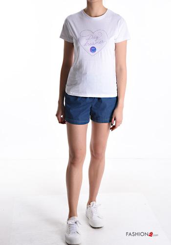 T-shirt in Cotone Fantasia stampata - ph 5