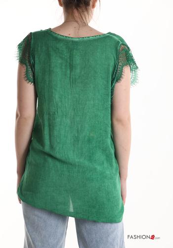 Blusa maniche corte scollo a V - ph 2