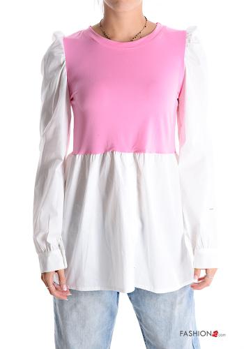 puff sleeve Cotton Long sleeved top