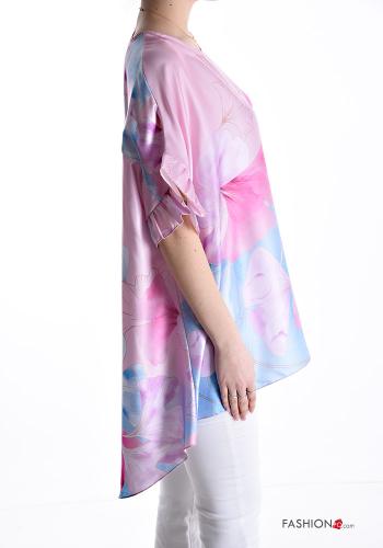 Floral short sleeve Blouse - ph 3