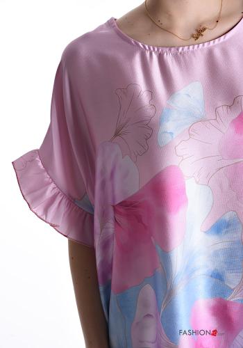 Floral short sleeve Blouse - ph 4