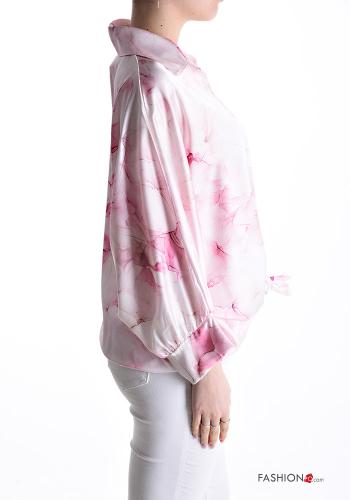 Floral Shirt with knot - ph 3