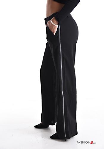 Pantalone wide leg con tasche - ph 3