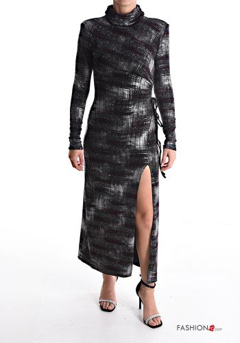 long Dress Rollneck with split