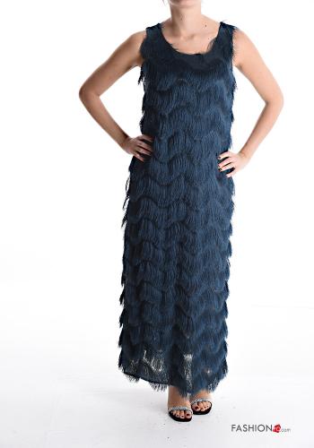 Robe Sans Manches longue à franges - ph 1