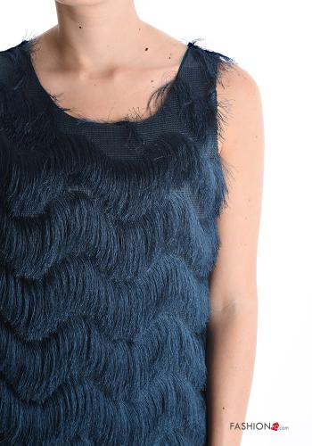 Robe Sans Manches longue à franges - ph 4
