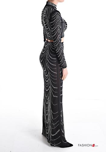Co-ord Rollneck with rhinestones - ph 3