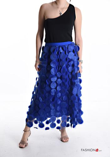 Gonna tulle chiffon con fodera con elastico - ph 5