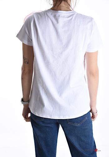 T-shirt in Cotone girocollo tulle maniche corte - ph 2