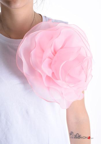 T-shirt in Cotone girocollo tulle maniche corte - ph 4