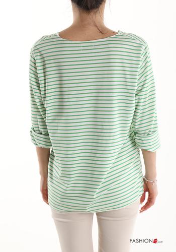 Striped Cotton Long sleeved top - ph 2