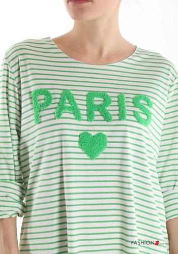 Striped Cotton Long sleeved top - ph 4