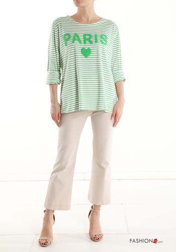 Striped Cotton Long sleeved top - ph 5