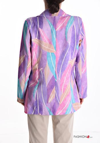 Blazer croisé à Imprimé Géométrique - ph 2