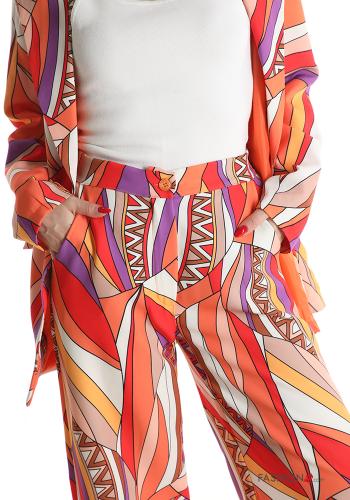 Geometric pattern Suit with buttons - ph 5
