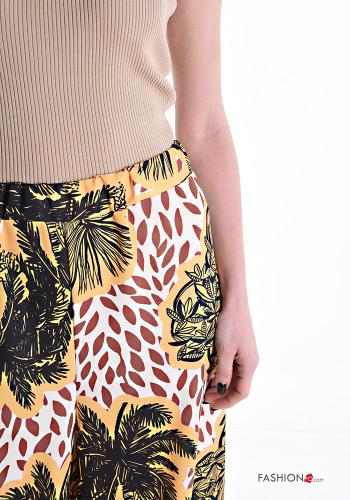 Pantalone wide leg con elastico - ph 4
