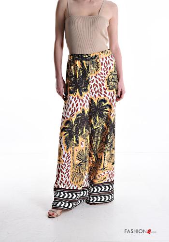 Pantalone wide leg con elastico - ph 5