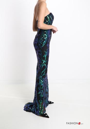 Abito lungo con paillettes - ph 3