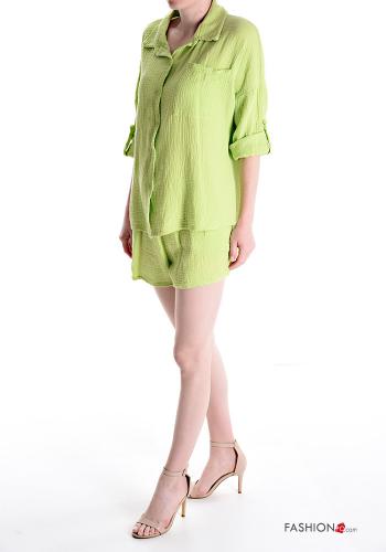short sleeve Cotton Co-ord with elastic - ph 3