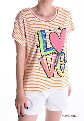 Striped Cotton T-shirt