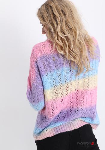Pull en Mohair Imprimé à rayures - ph 2