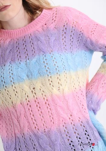 Pull en Mohair Imprimé à rayures - ph 4