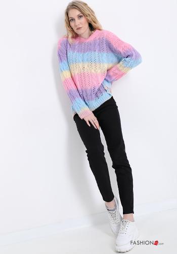 Pull en Mohair Imprimé à rayures - ph 5
