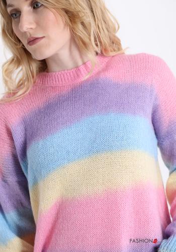 Pull en Mohair Imprimé à rayures - ph 4