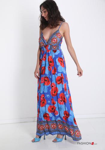 Robe Chasuble  encolure en V Imprimé floral - ph 3