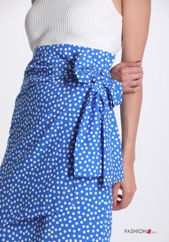 Gonna al ginocchio Fantasia pois con fiocco - ph 4