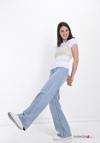 lurex Cotton Tank-Top with T-shirt - ph 5